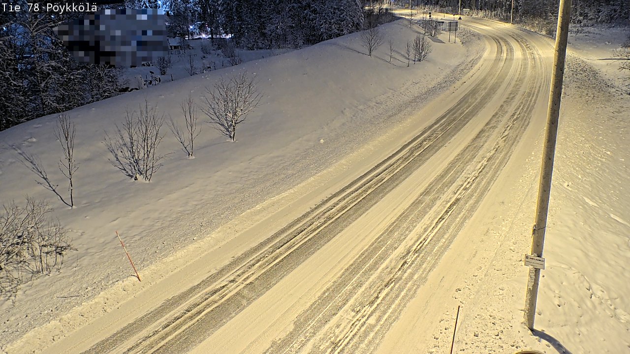 Kelikamerat Kuva Tie 78 Rovaniemi, Pöykkölä, Rovaniemi, Lappi