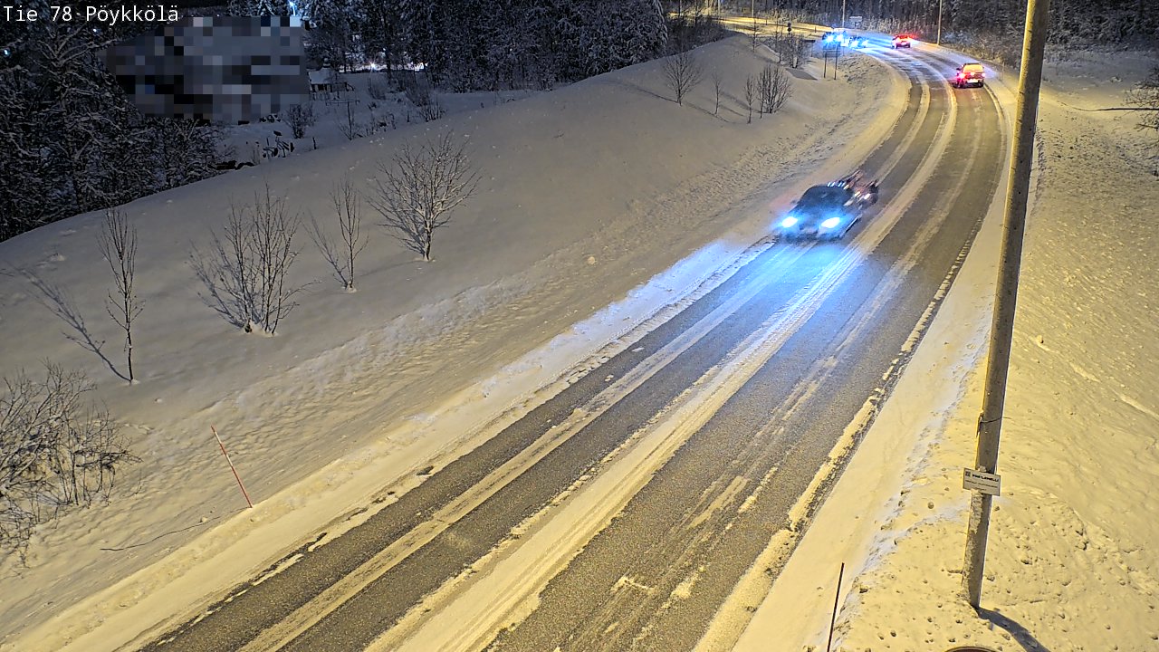 Kelikamerat Kuva Tie 78 Rovaniemi, Pöykkölä, Rovaniemi, Lappi