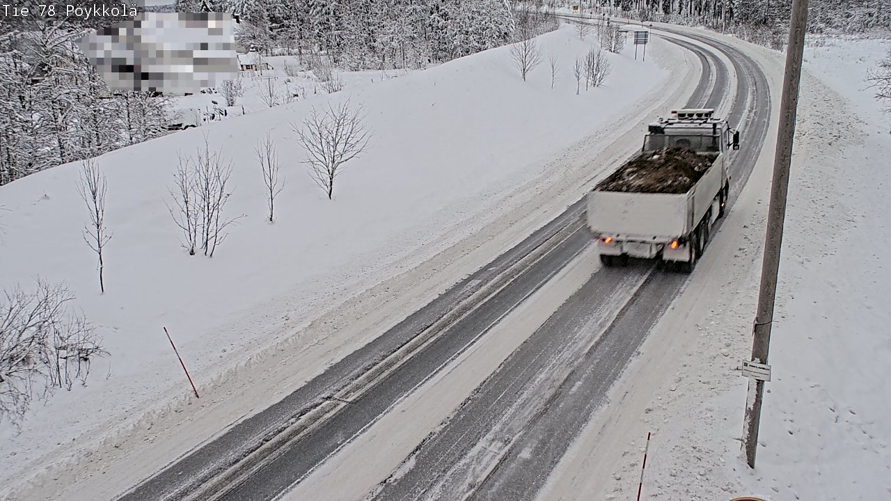 Kelikamerat Kuva Tie 78 Rovaniemi, Pöykkölä, Rovaniemi, Lappi