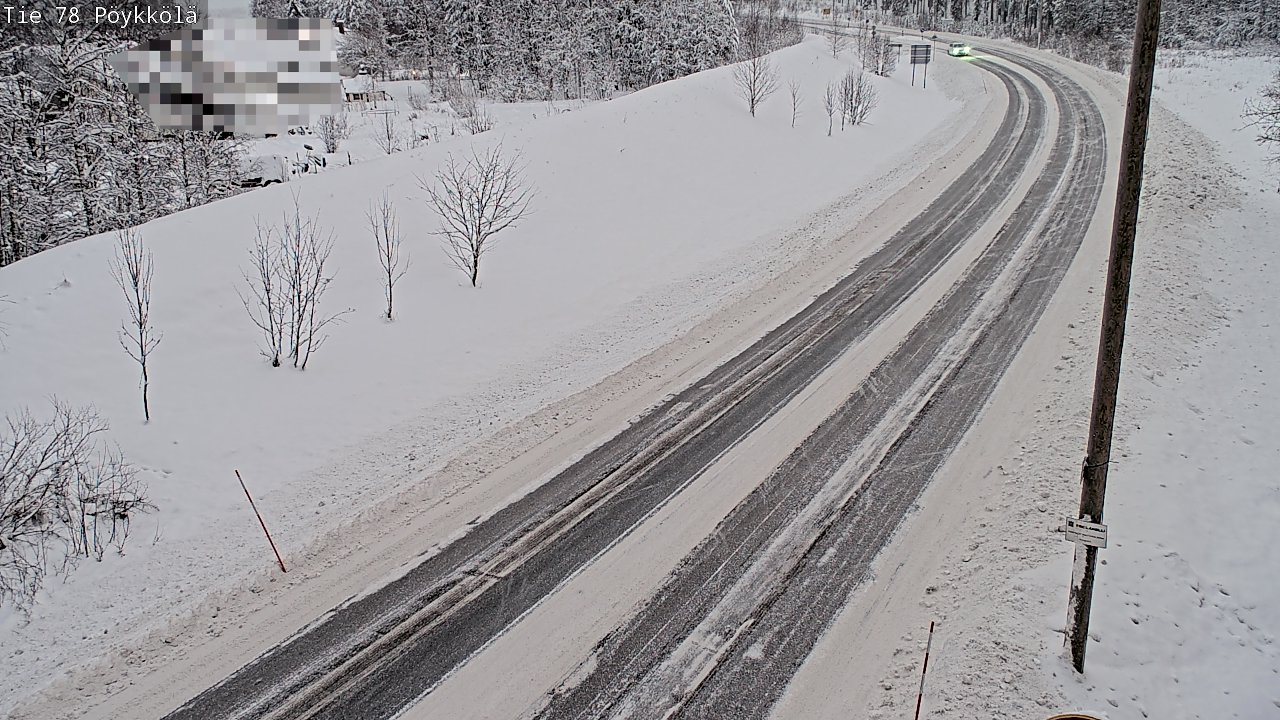 Kelikamerat Kuva Tie 78 Rovaniemi, Pöykkölä, Rovaniemi, Lappi