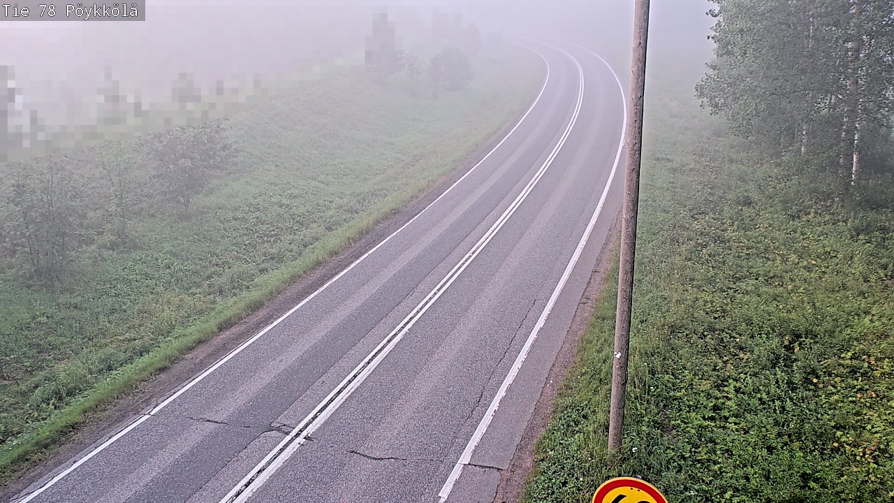 Weather Camera Image Road 78 Rovaniemi, Pöykkölä, Rovaniemi, Lappi