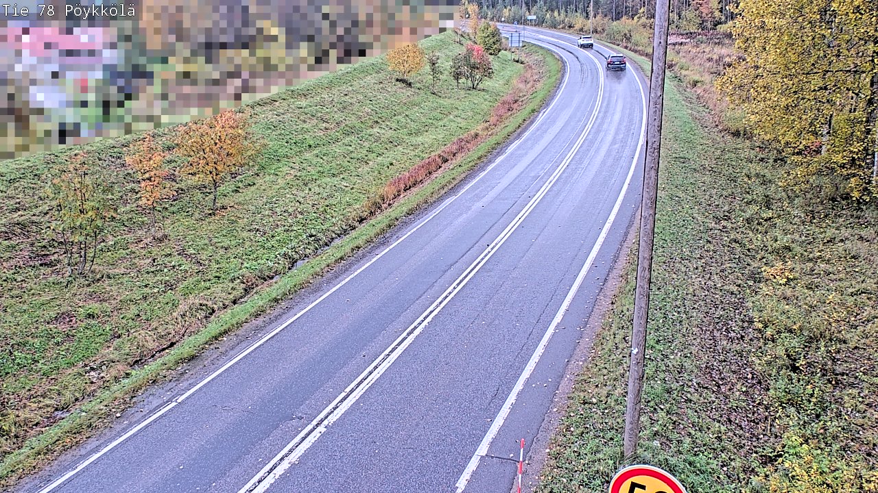 Kelikamerat Kuva Tie 78 Rovaniemi, Pöykkölä, Rovaniemi, Lappi