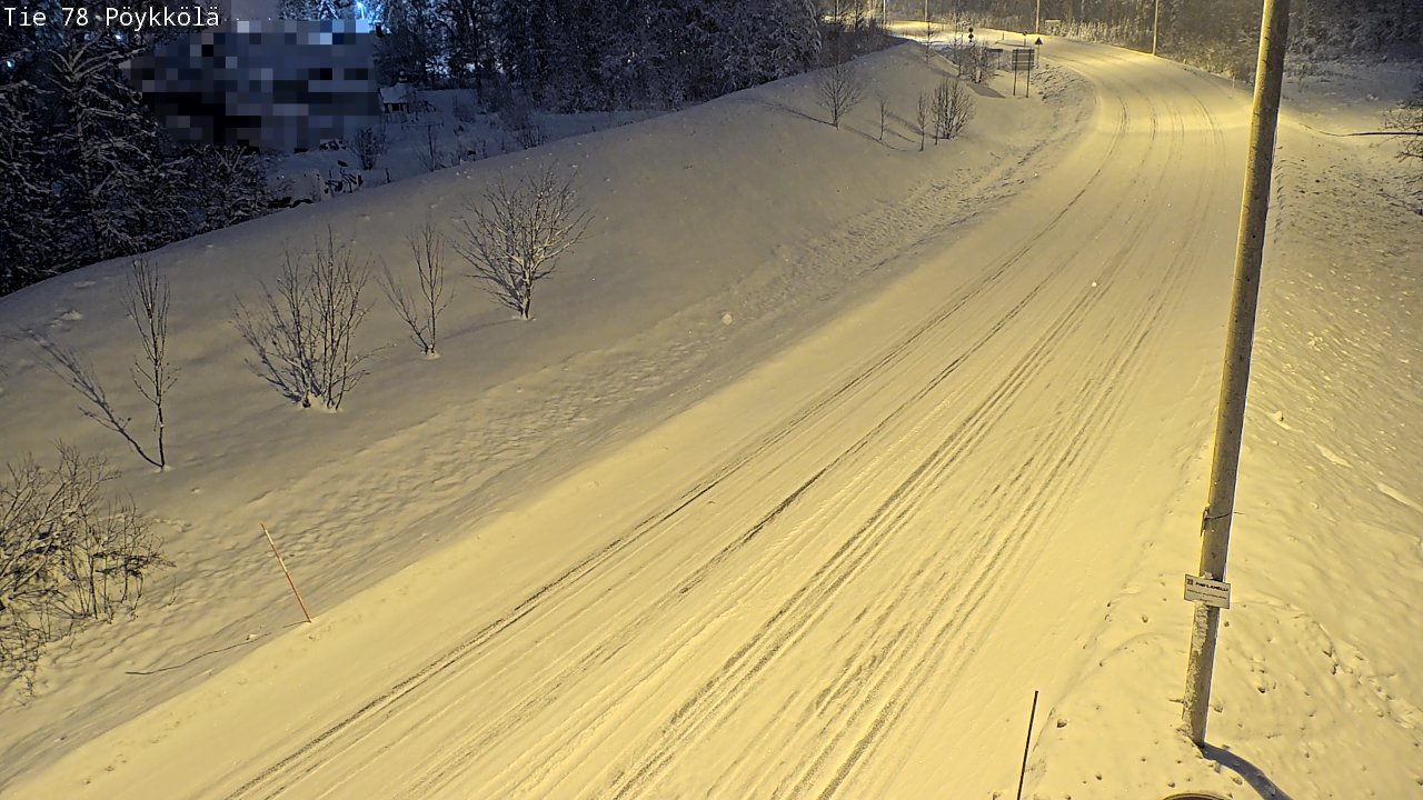 Kelikamerat Kuva Tie 78 Rovaniemi, Pöykkölä, Rovaniemi, Lappi