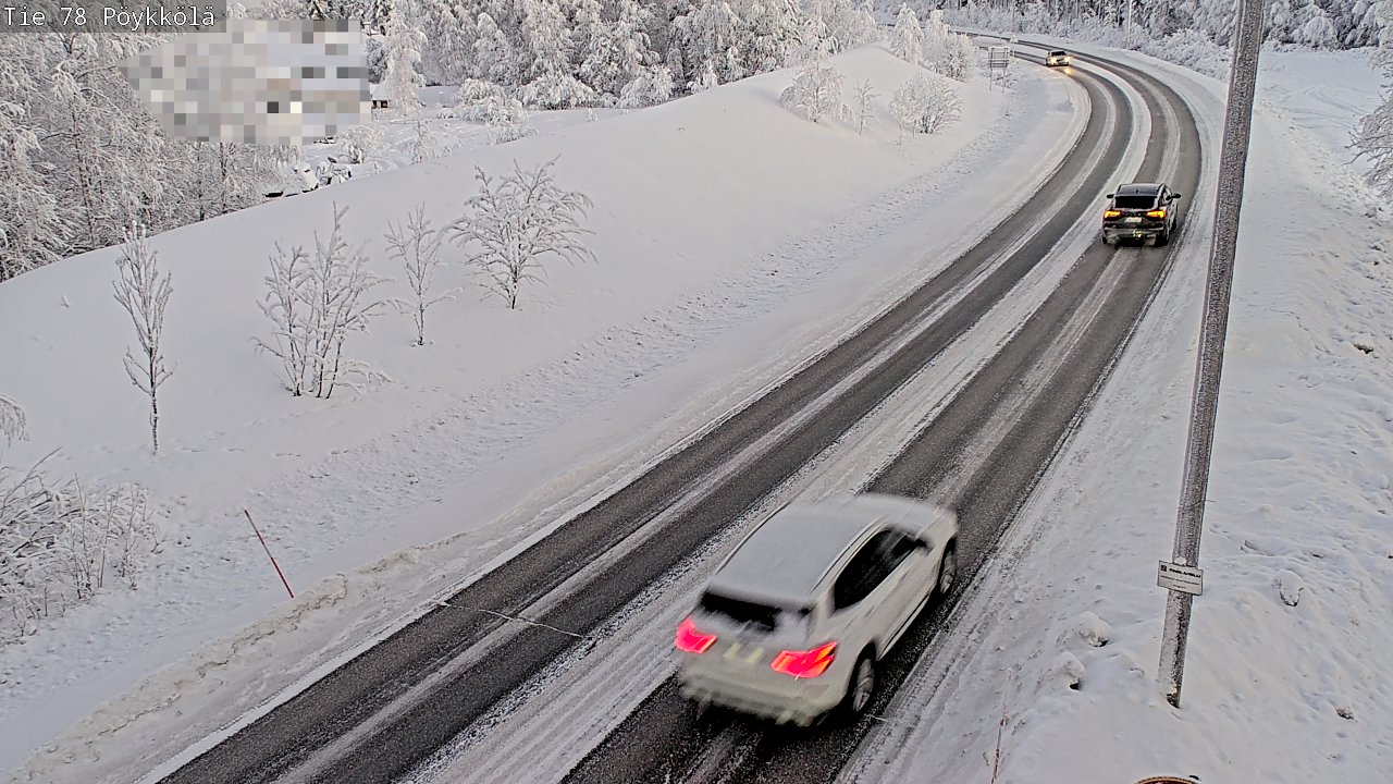 Kelikamerat Kuva Tie 78 Rovaniemi, Pöykkölä, Rovaniemi, Lappi