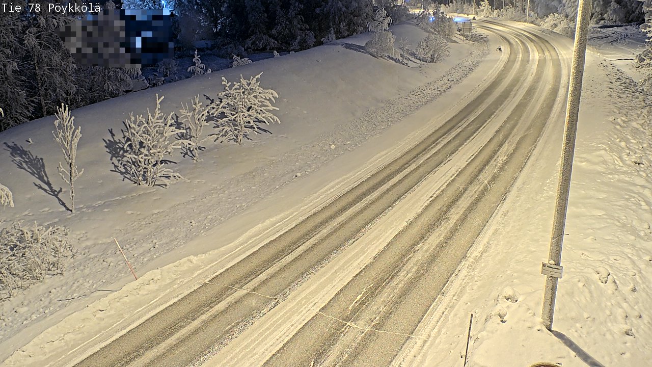 Kelikamerat Kuva Tie 78 Rovaniemi, Pöykkölä, Rovaniemi, Lappi