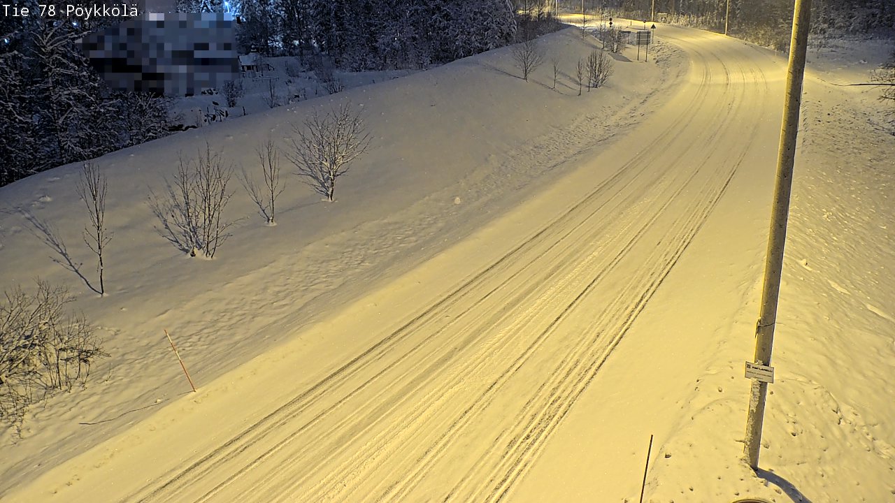 Kelikamerat Kuva Tie 78 Rovaniemi, Pöykkölä, Rovaniemi, Lappi