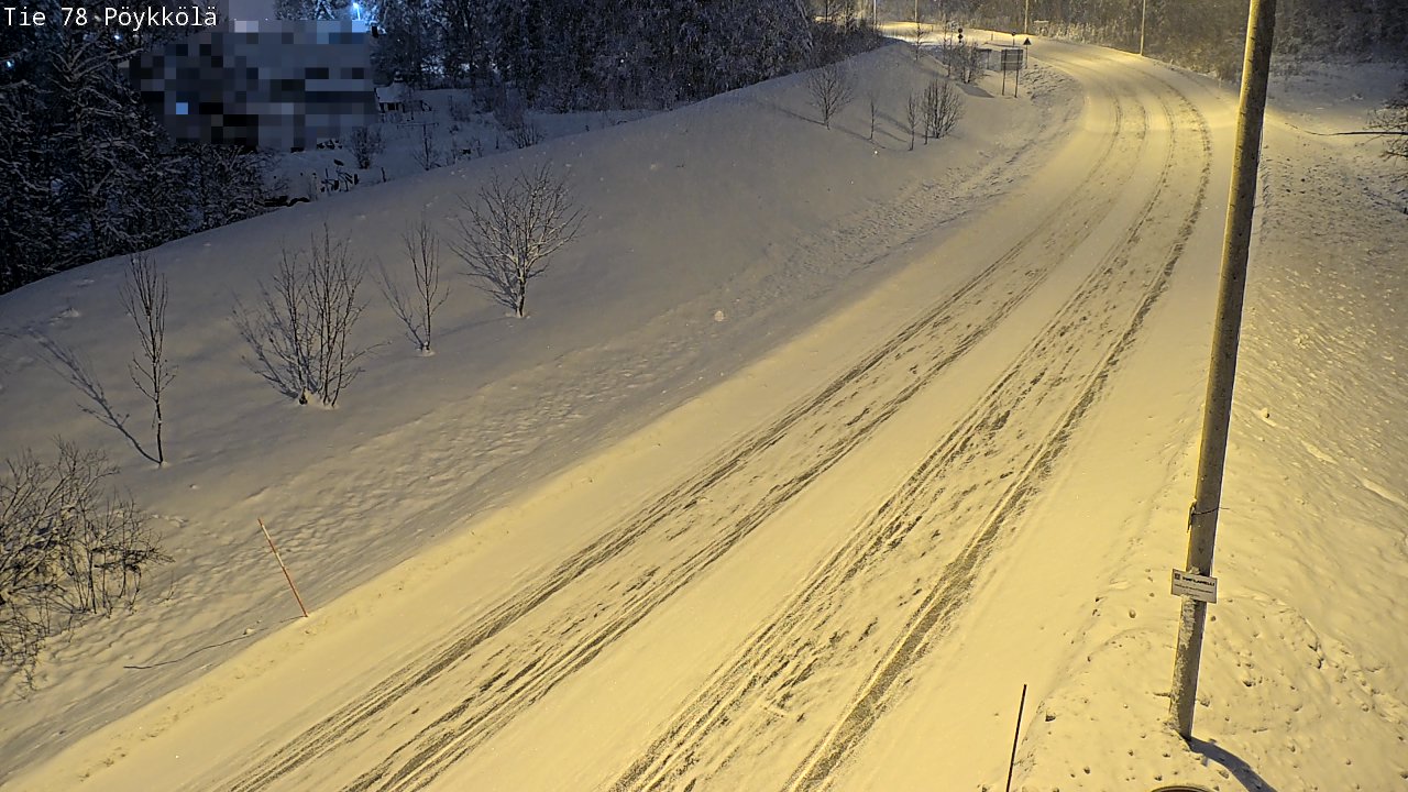 Kelikamerat Kuva Tie 78 Rovaniemi, Pöykkölä, Rovaniemi, Lappi