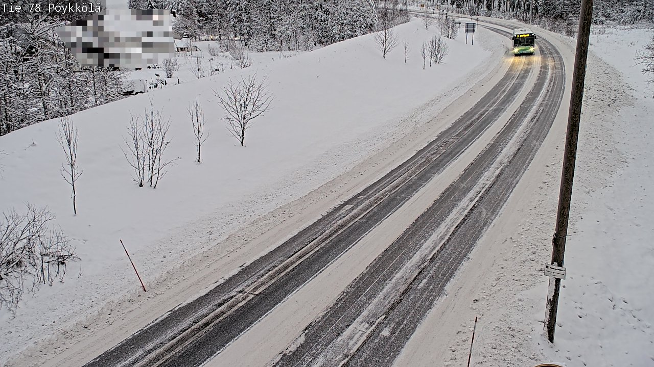 Kelikamerat Kuva Tie 78 Rovaniemi, Pöykkölä, Rovaniemi, Lappi