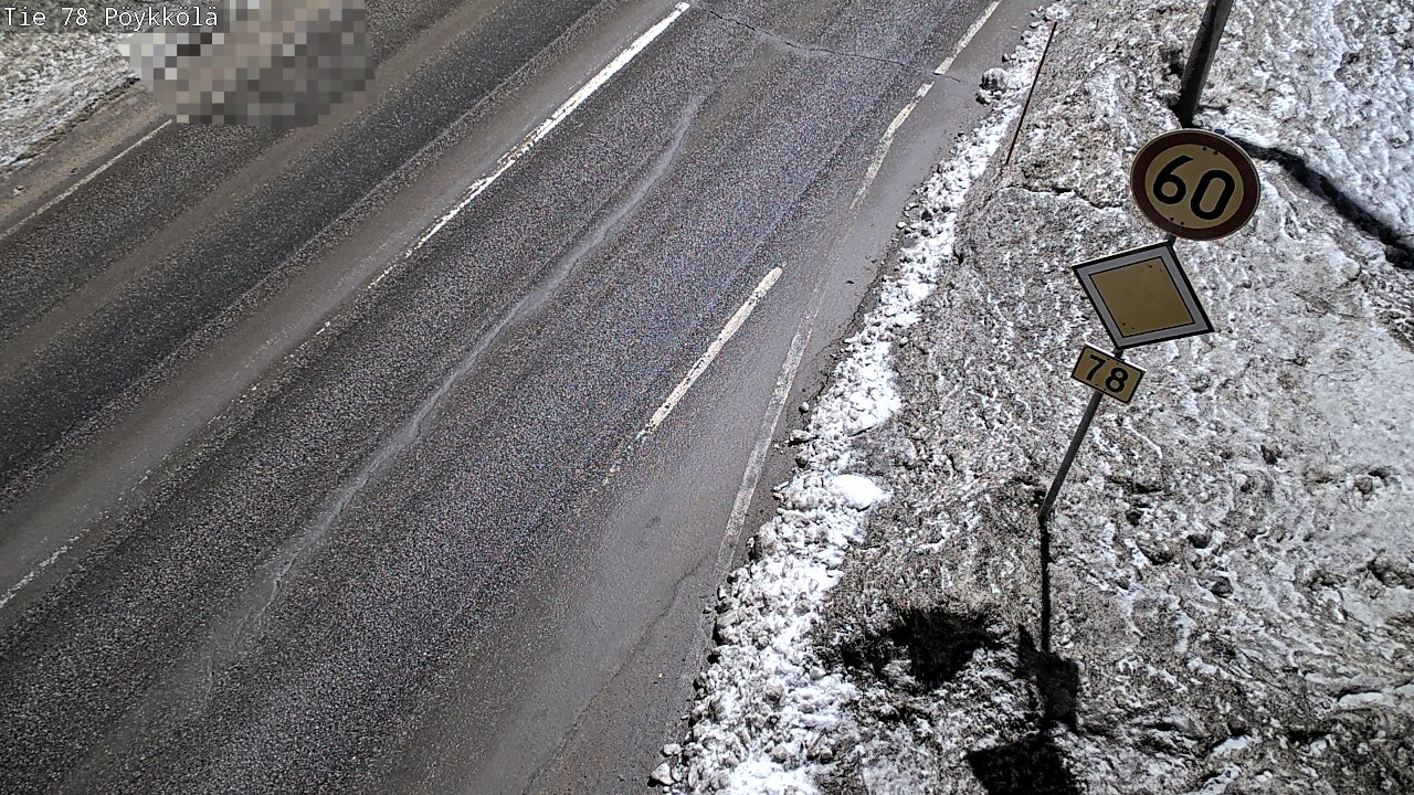 Kelikamerat Kuva Tie 78 Rovaniemi, Pöykkölä, Rovaniemi, Lappi