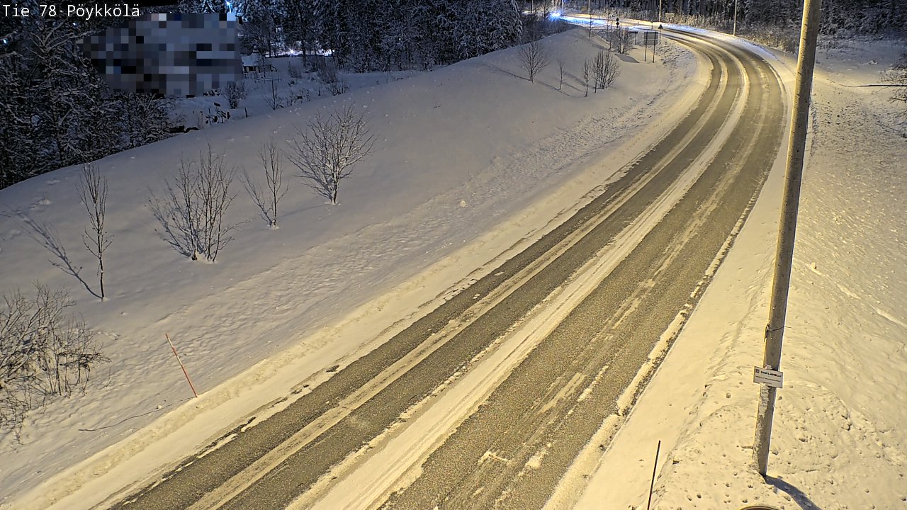 Kelikamerat Kuva Tie 78 Rovaniemi, Pöykkölä, Rovaniemi, Lappi