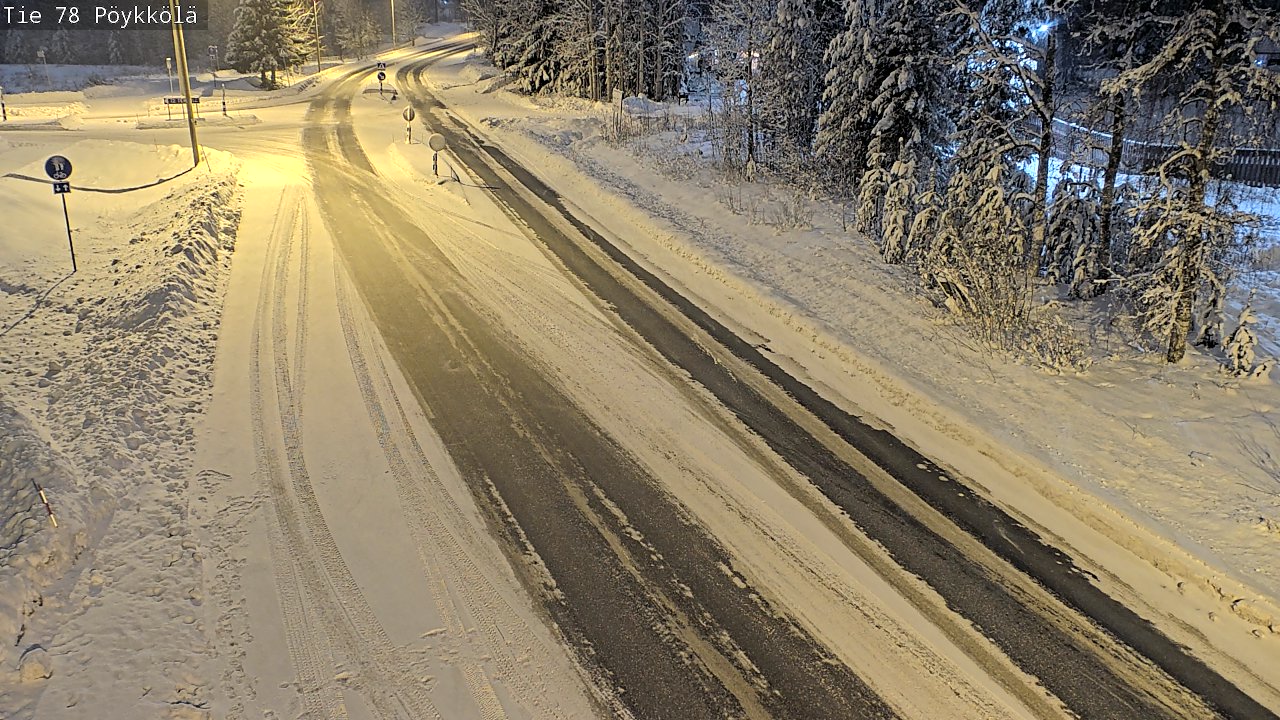 Kelikamerat Kuva Tie 78 Rovaniemi, Pöykkölä, Rovaniemi, Lappi