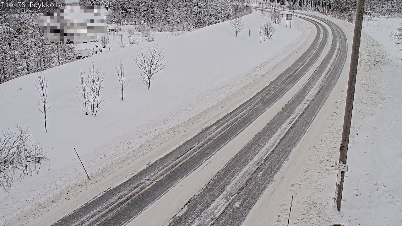 Kelikamerat Kuva Tie 78 Rovaniemi, Pöykkölä, Rovaniemi, Lappi