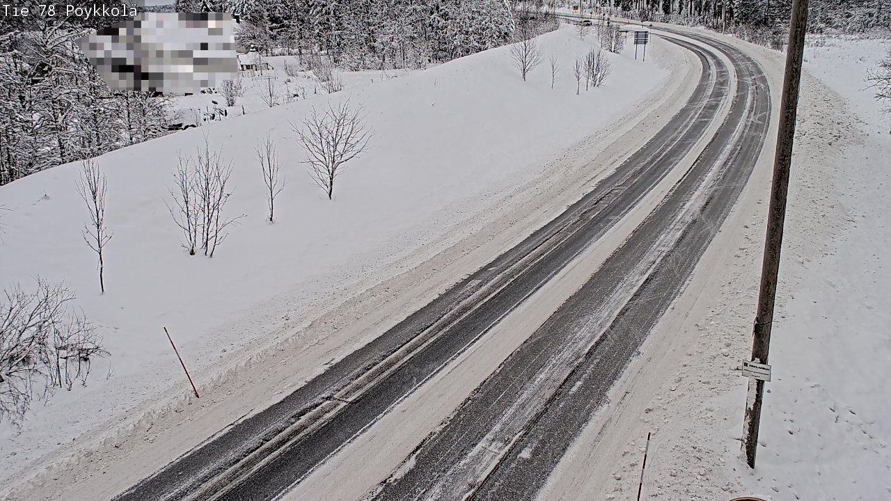 Kelikamerat Kuva Tie 78 Rovaniemi, Pöykkölä, Rovaniemi, Lappi
