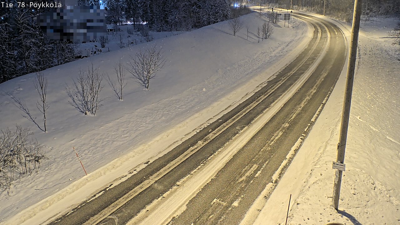 Kelikamerat Kuva Tie 78 Rovaniemi, Pöykkölä, Rovaniemi, Lappi