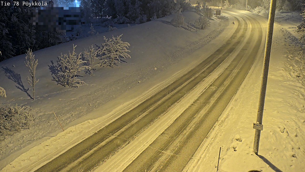 Kelikamerat Kuva Tie 78 Rovaniemi, Pöykkölä, Rovaniemi, Lappi