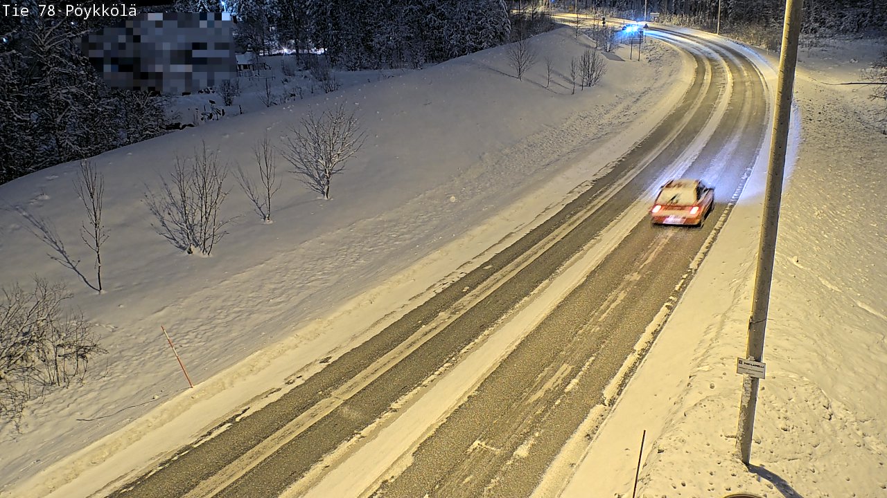 Kelikamerat Kuva Tie 78 Rovaniemi, Pöykkölä, Rovaniemi, Lappi