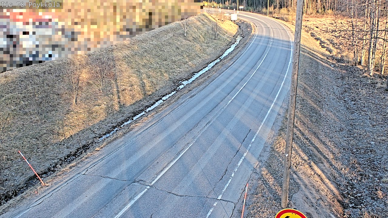 Weather Camera Image Väg 78 Rovaniemi, Pöykkölä, Rovaniemi, Lappi