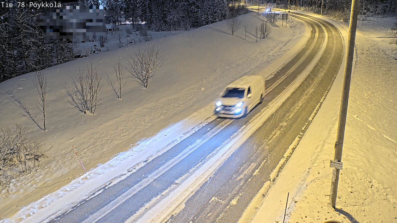 Kelikamerat Kuva Tie 78 Rovaniemi, Pöykkölä, Rovaniemi, Lappi