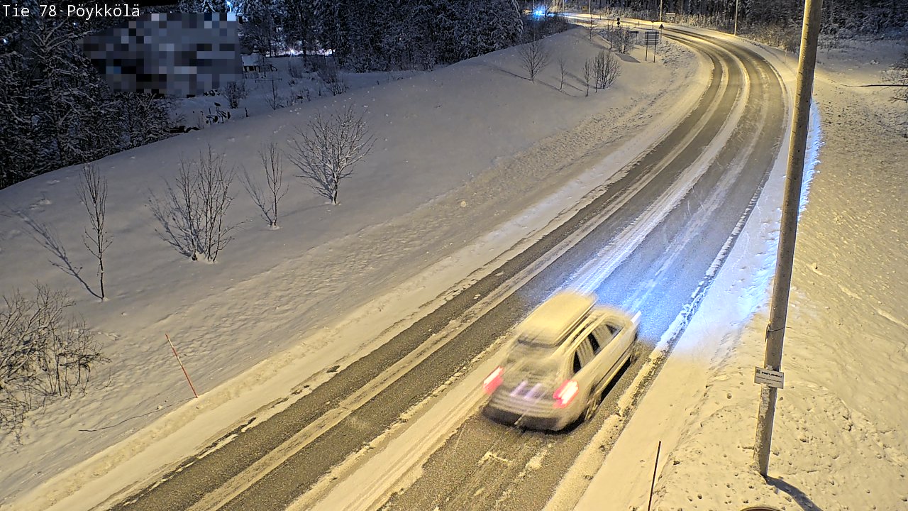 Kelikamerat Kuva Tie 78 Rovaniemi, Pöykkölä, Rovaniemi, Lappi