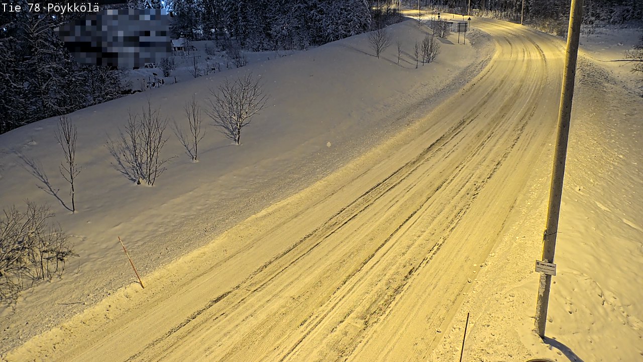 Kelikamerat Kuva Tie 78 Rovaniemi, Pöykkölä, Rovaniemi, Lappi
