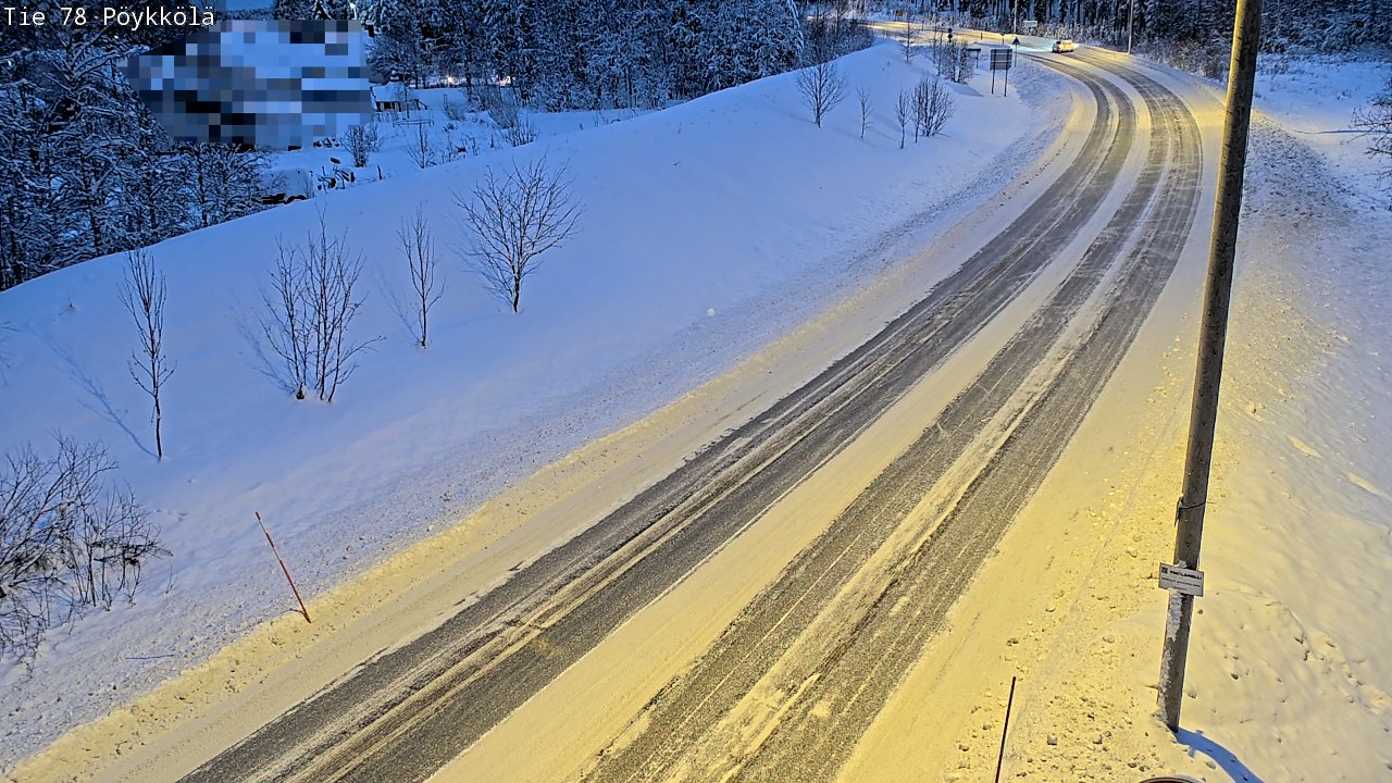 Kelikamerat Kuva Tie 78 Rovaniemi, Pöykkölä, Rovaniemi, Lappi