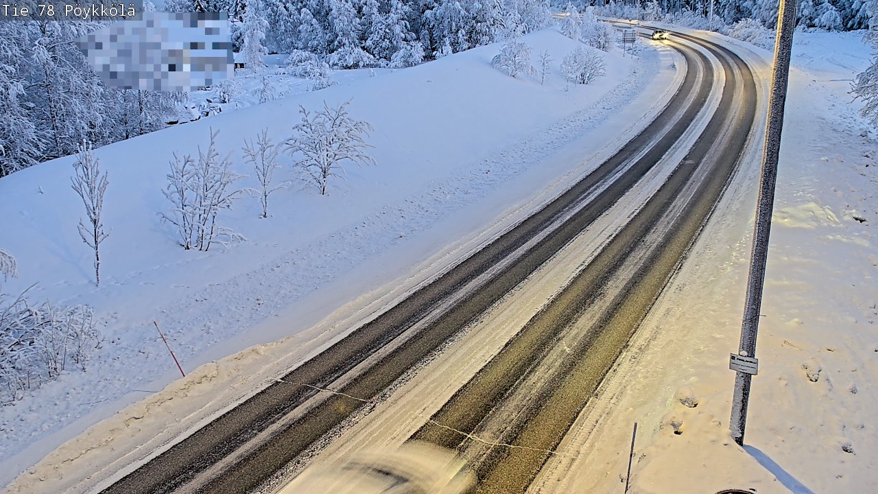 Kelikamerat Kuva Tie 78 Rovaniemi, Pöykkölä, Rovaniemi, Lappi