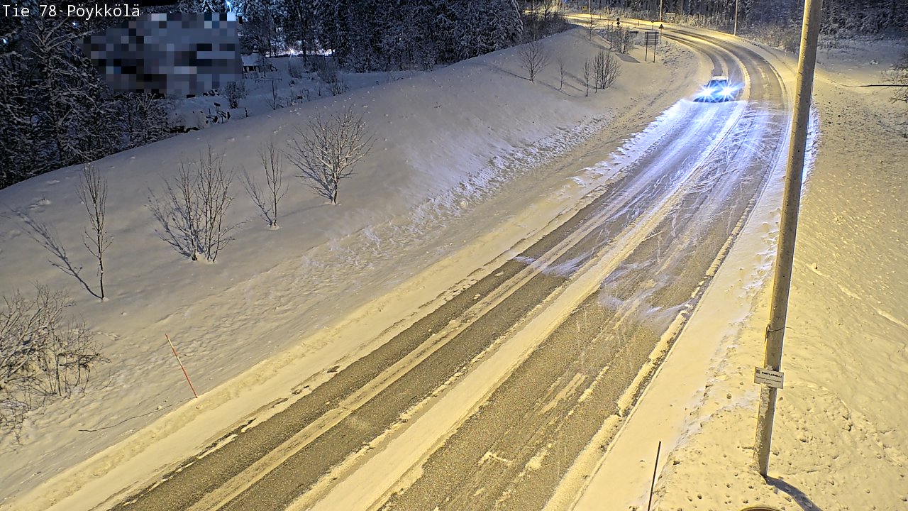 Kelikamerat Kuva Tie 78 Rovaniemi, Pöykkölä, Rovaniemi, Lappi