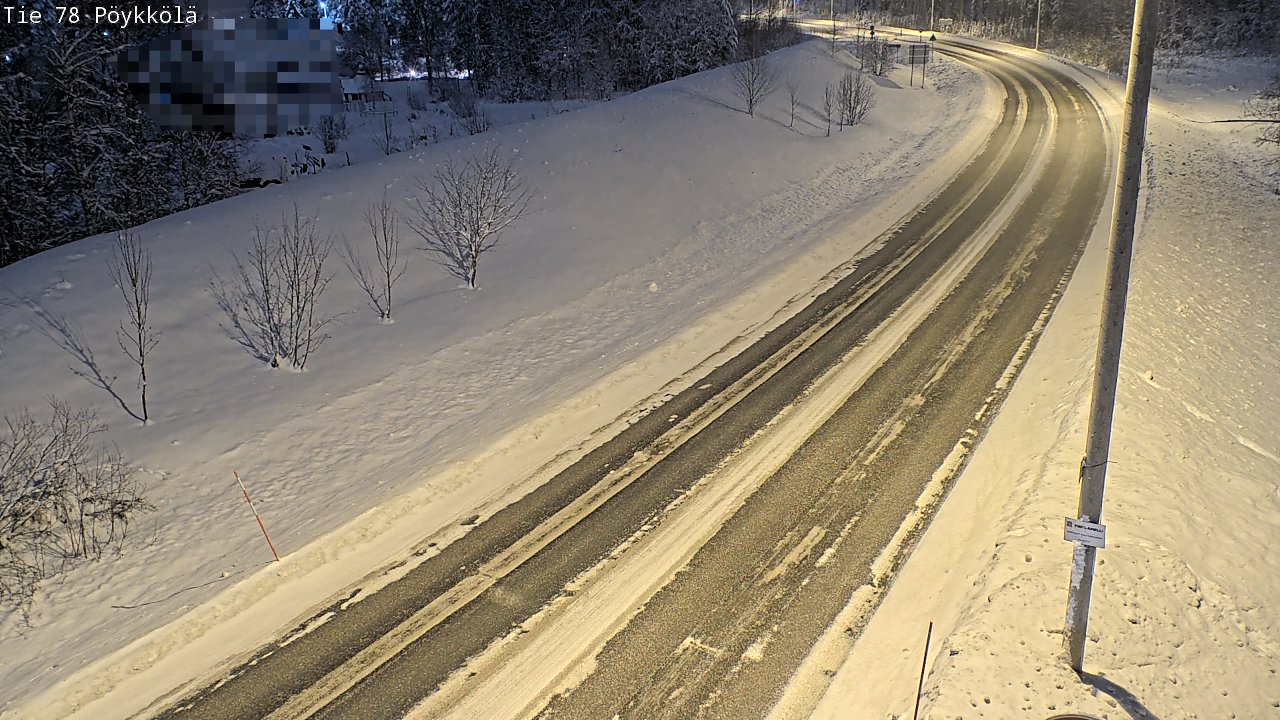 Kelikamerat Kuva Tie 78 Rovaniemi, Pöykkölä, Rovaniemi, Lappi