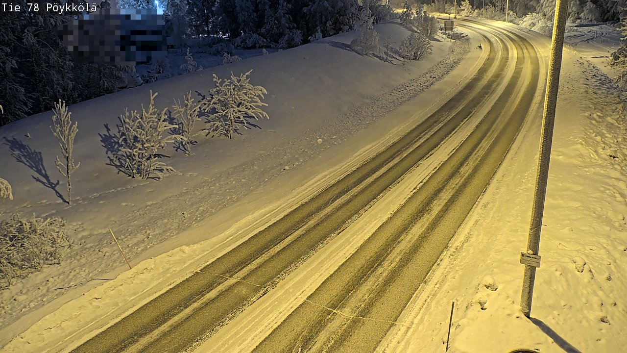 Kelikamerat Kuva Tie 78 Rovaniemi, Pöykkölä, Rovaniemi, Lappi