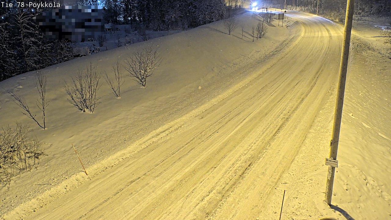 Kelikamerat Kuva Tie 78 Rovaniemi, Pöykkölä, Rovaniemi, Lappi