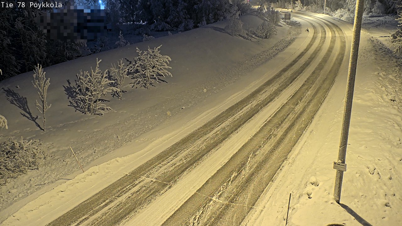 Kelikamerat Kuva Tie 78 Rovaniemi, Pöykkölä, Rovaniemi, Lappi