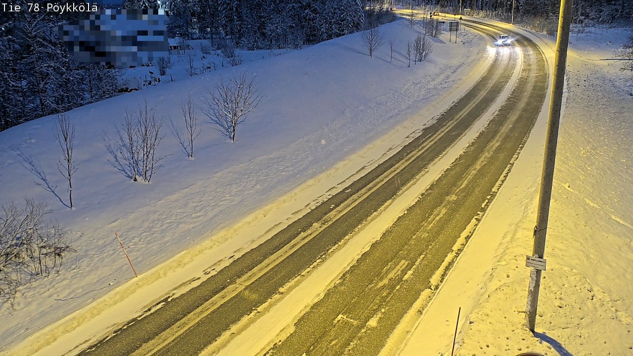 Kelikamerat Kuva Tie 78 Rovaniemi, Pöykkölä, Rovaniemi, Lappi