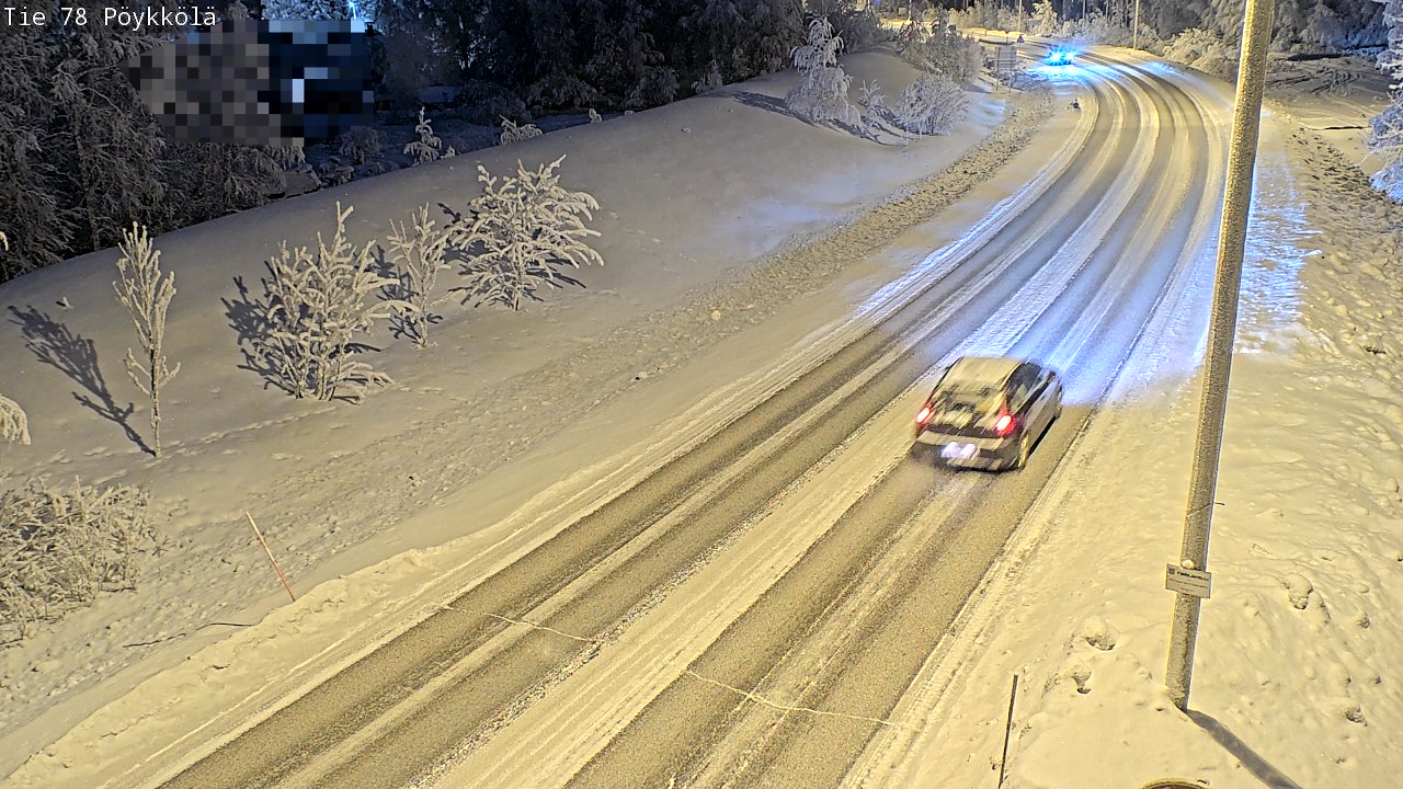 Kelikamerat Kuva Tie 78 Rovaniemi, Pöykkölä, Rovaniemi, Lappi