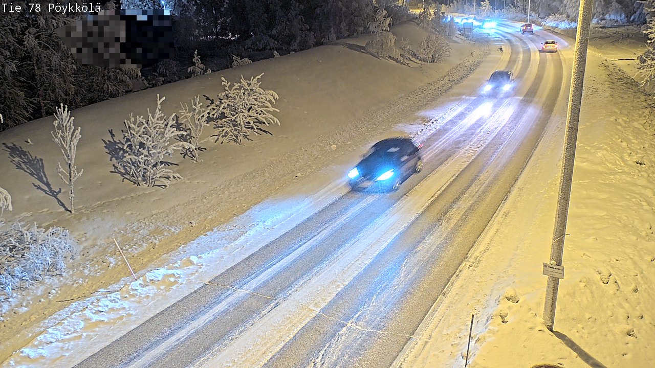 Kelikamerat Kuva Tie 78 Rovaniemi, Pöykkölä, Rovaniemi, Lappi