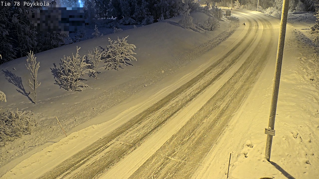 Kelikamerat Kuva Tie 78 Rovaniemi, Pöykkölä, Rovaniemi, Lappi