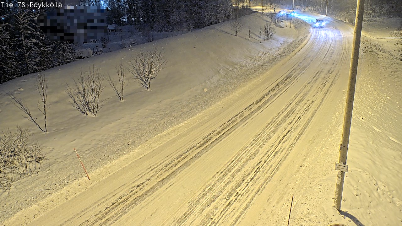 Kelikamerat Kuva Tie 78 Rovaniemi, Pöykkölä, Rovaniemi, Lappi
