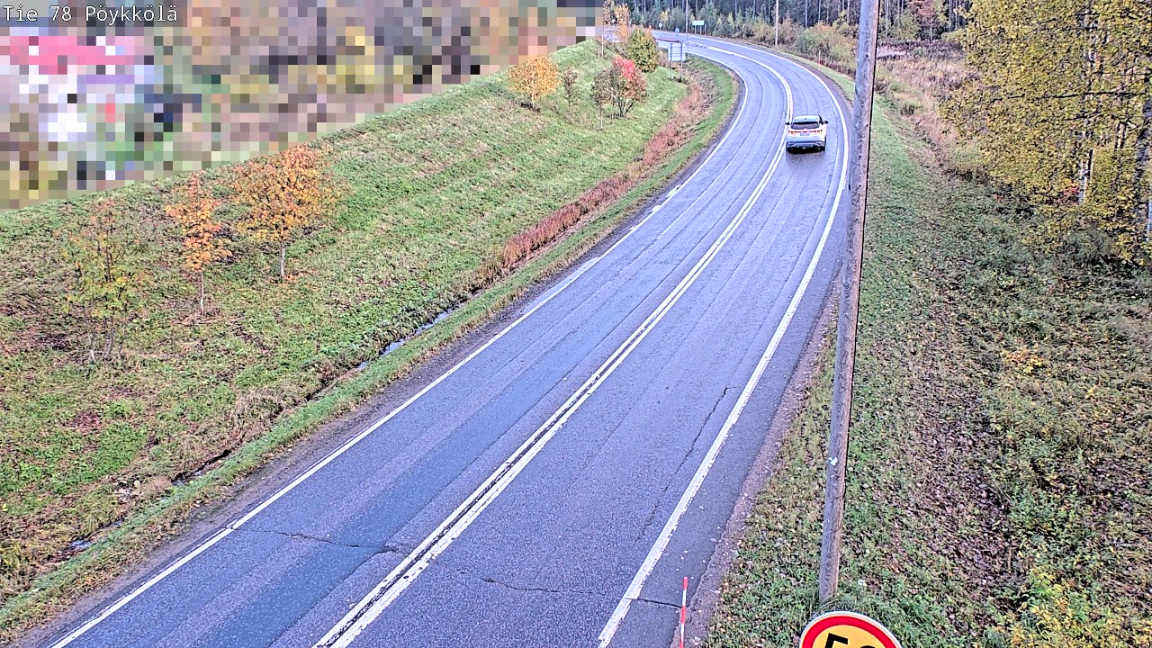 Kelikamerat Kuva Tie 78 Rovaniemi, Pöykkölä, Rovaniemi, Lappi