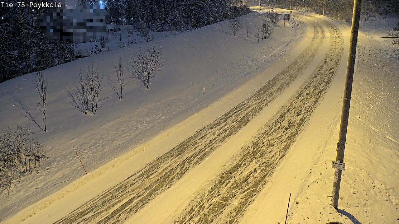 Kelikamerat Kuva Tie 78 Rovaniemi, Pöykkölä, Rovaniemi, Lappi
