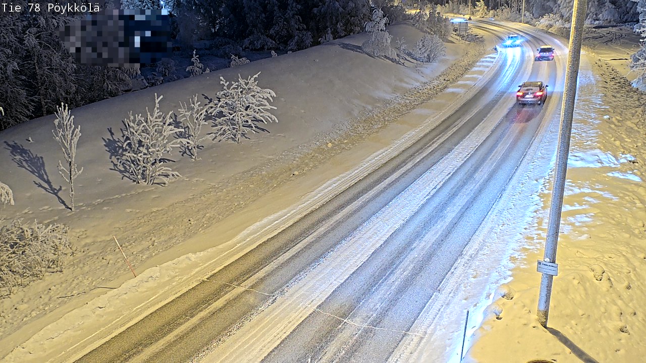 Kelikamerat Kuva Tie 78 Rovaniemi, Pöykkölä, Rovaniemi, Lappi