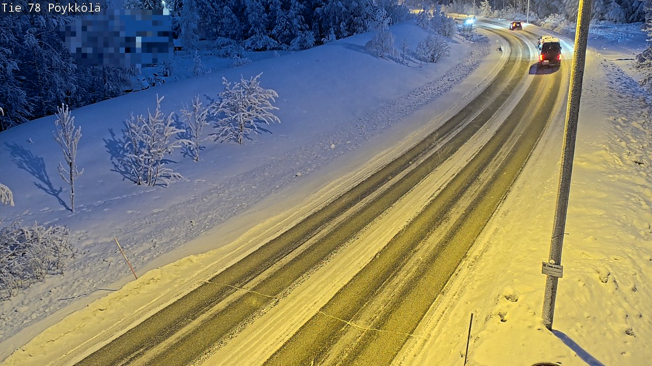 Kelikamerat Kuva Tie 78 Rovaniemi, Pöykkölä, Rovaniemi, Lappi