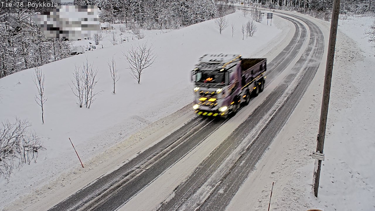 Kelikamerat Kuva Tie 78 Rovaniemi, Pöykkölä, Rovaniemi, Lappi