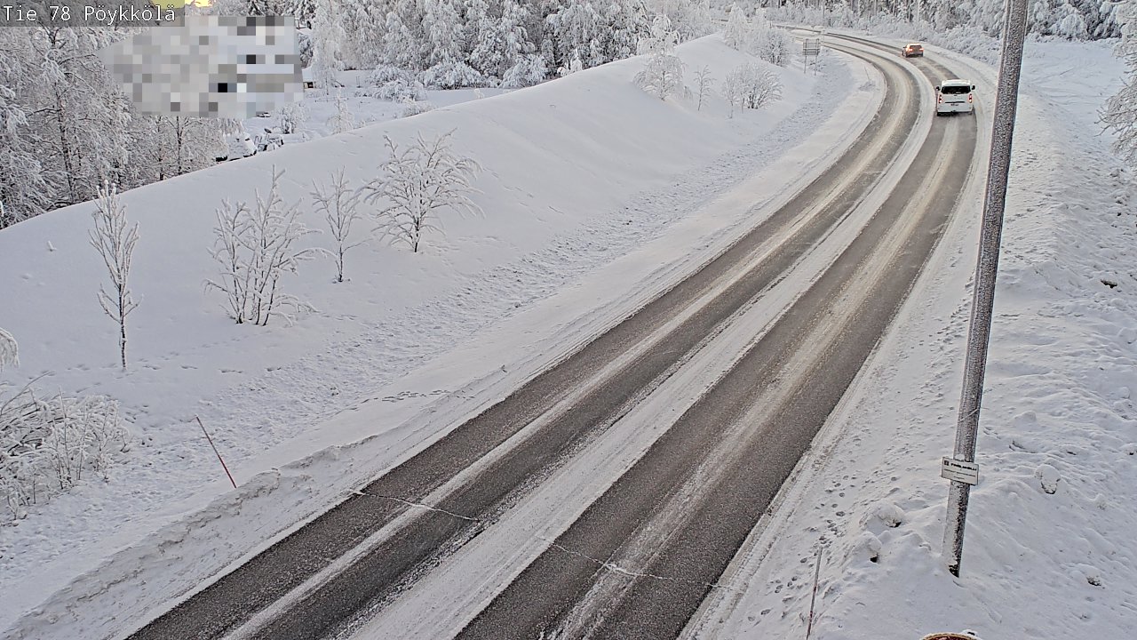 Kelikamerat Kuva Tie 78 Rovaniemi, Pöykkölä, Rovaniemi, Lappi
