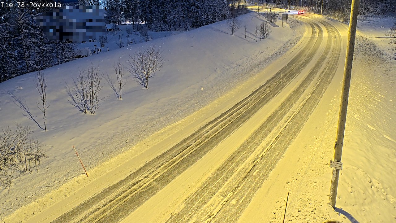 Kelikamerat Kuva Tie 78 Rovaniemi, Pöykkölä, Rovaniemi, Lappi