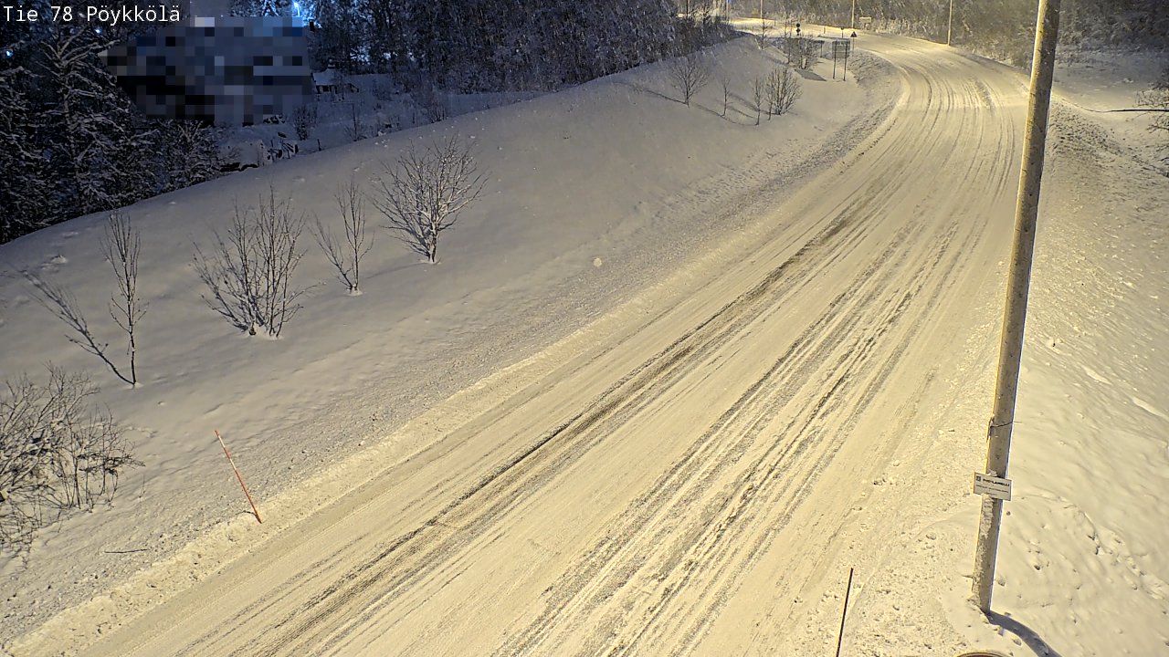 Kelikamerat Kuva Tie 78 Rovaniemi, Pöykkölä, Rovaniemi, Lappi