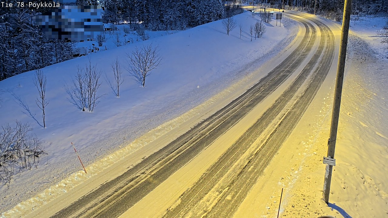 Kelikamerat Kuva Tie 78 Rovaniemi, Pöykkölä, Rovaniemi, Lappi