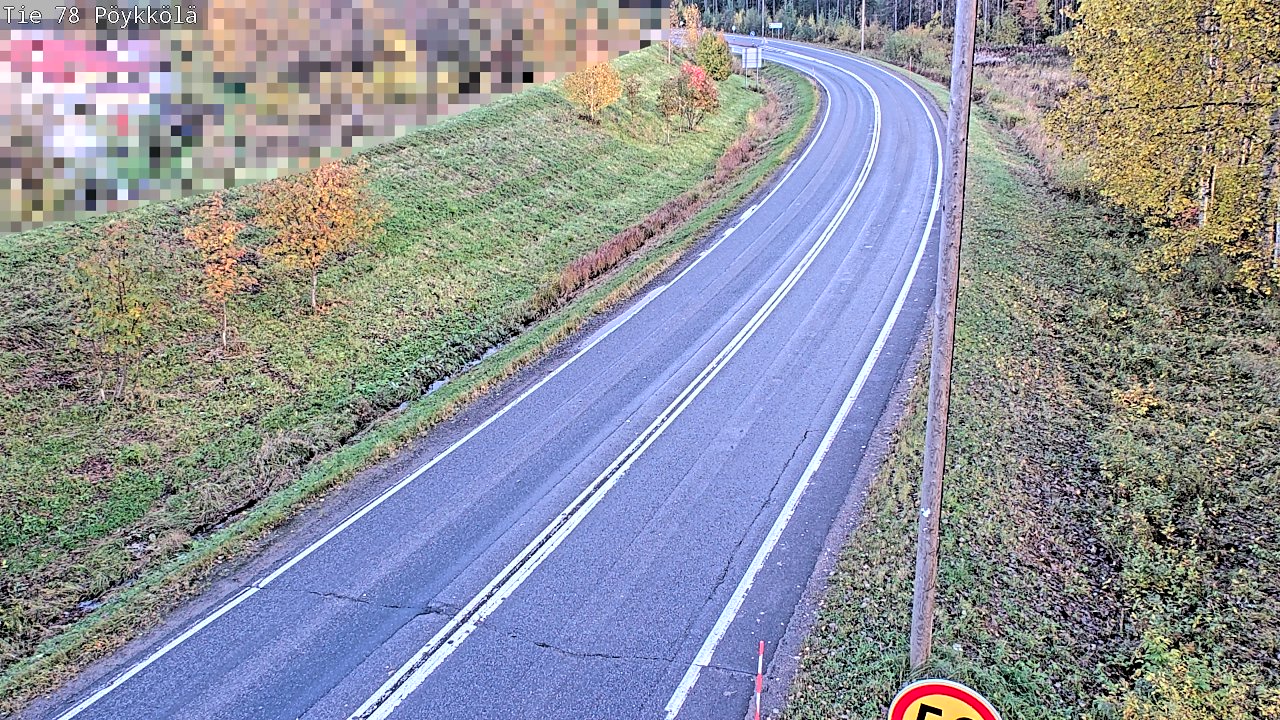 Kelikamerat Kuva Tie 78 Rovaniemi, Pöykkölä, Rovaniemi, Lappi