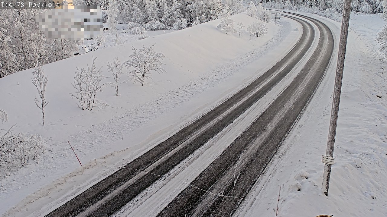 Kelikamerat Kuva Tie 78 Rovaniemi, Pöykkölä, Rovaniemi, Lappi