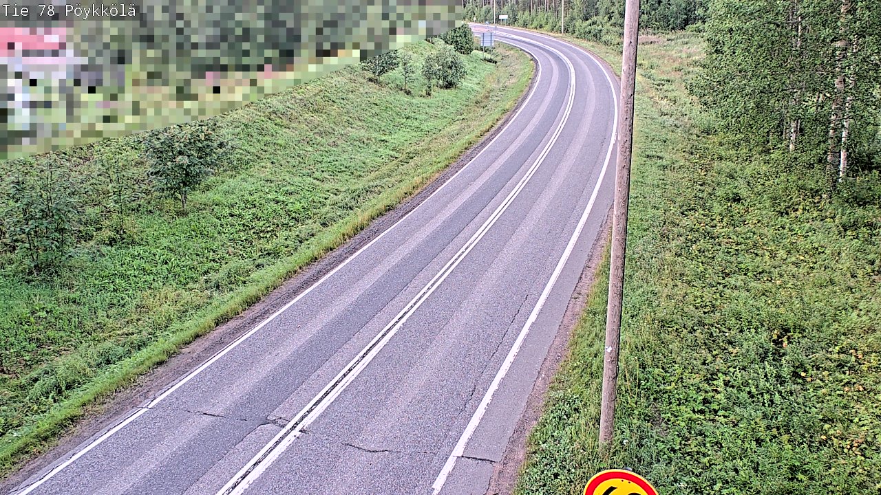 Weather Camera Image Road 78 Rovaniemi, Pöykkölä, Rovaniemi, Lappi