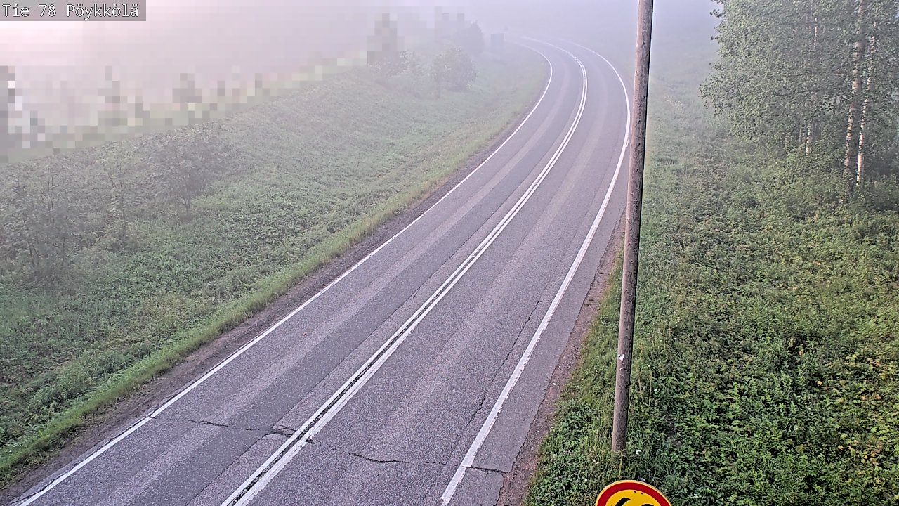 Weather Camera Image Road 78 Rovaniemi, Pöykkölä, Rovaniemi, Lappi