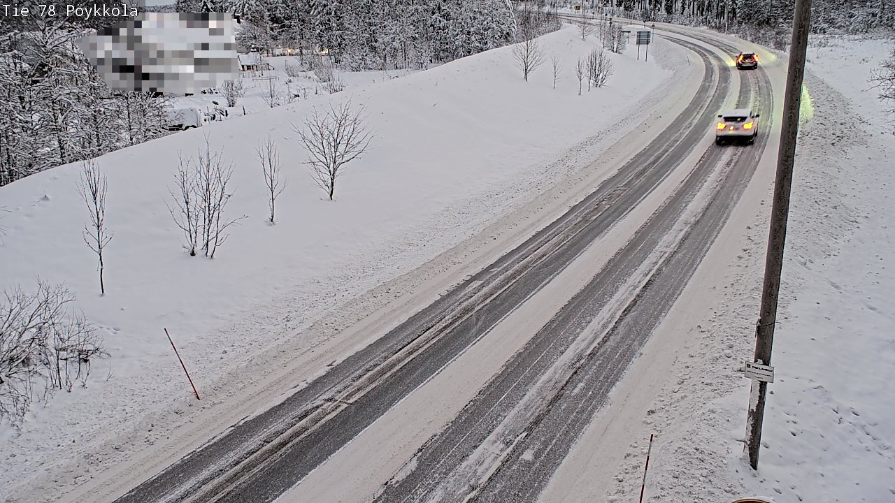 Kelikamerat Kuva Tie 78 Rovaniemi, Pöykkölä, Rovaniemi, Lappi